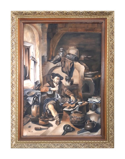 ALQUIMISTA Oil Canvas Figure Painting