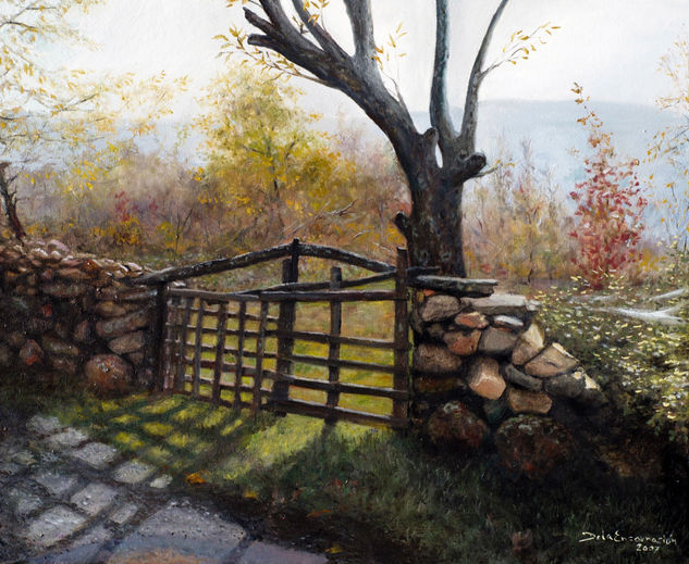 "Caminos de la sierra" Óleo Lienzo Paisaje