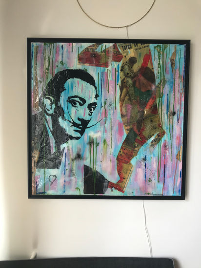 Mon ami Dali Gouache Tabla Otros