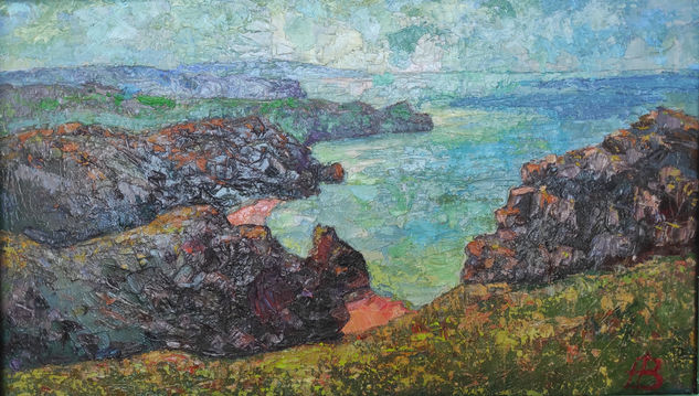 Дачное побережье боспорских царей Óleo Cartulina Marina