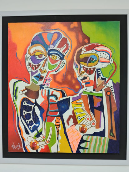 resilientes Oil Canvas Figure Painting