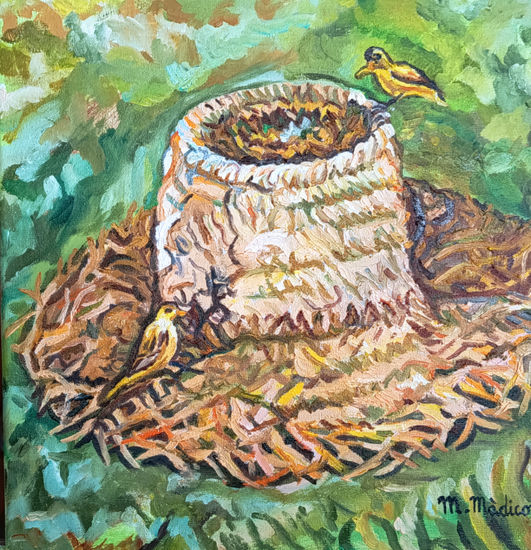 Sombrero De Paja Óleo Lienzo Bodegones