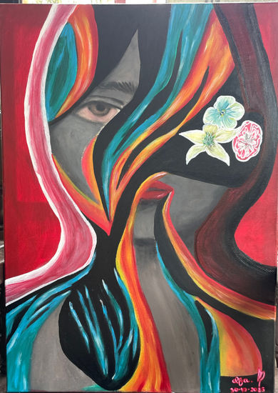 Persona Acrílico Lienzo Retrato