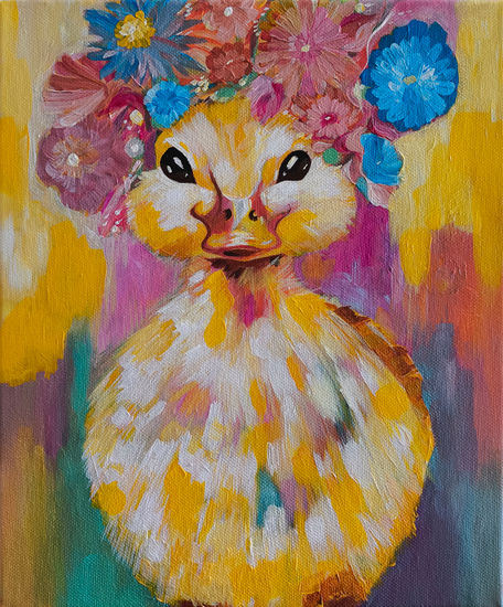 Pato Acrylic Canvas Animals