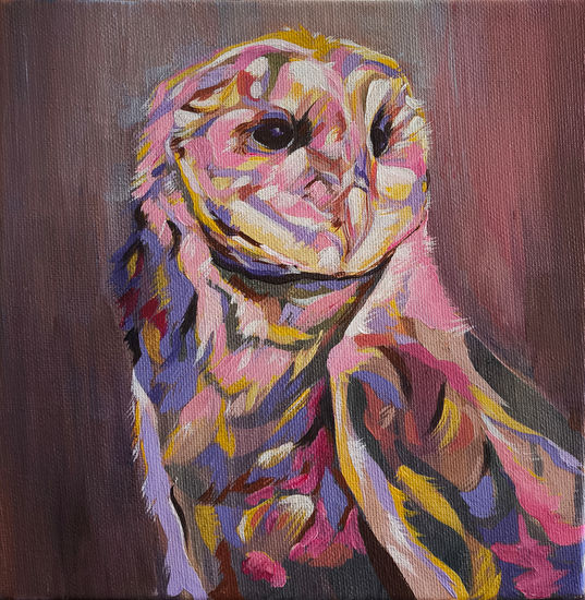 Lechuza Acrylic Canvas Animals