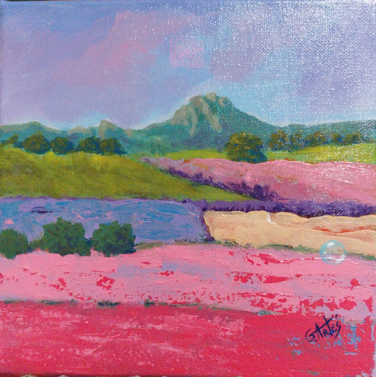 FLORACIÓN. 20x20 Acrylic Canvas Landscaping