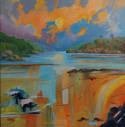 PLAYA DE POO. 40x40