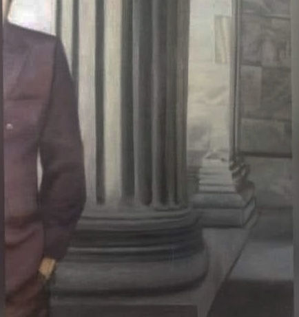 El artista de Salomón. Óleo Lienzo Figura