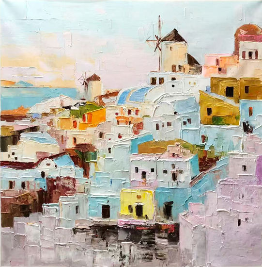 Morning port 1472 Acrílico Lienzo Paisaje