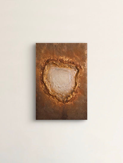 Urmía: lago de sal Acrílico Lienzo Paisaje