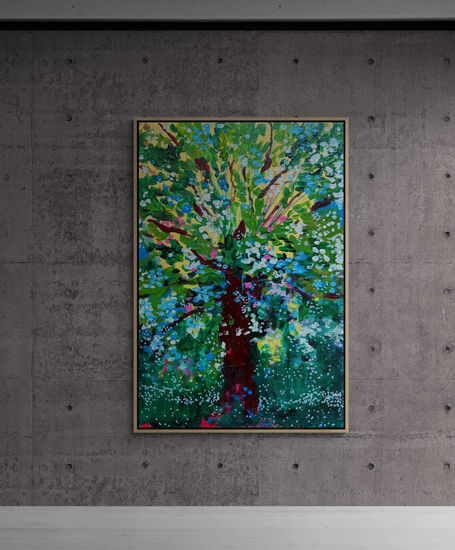 Spreeng Media Mixta Lienzo Paisaje