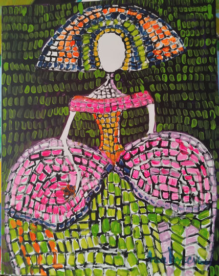Menina mosaico