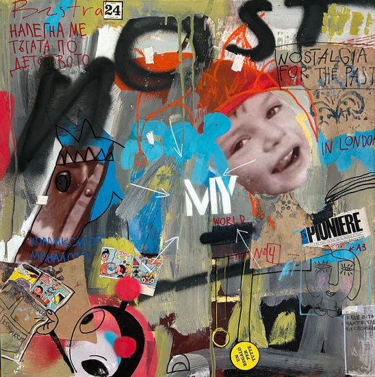 Overcome with yearning for childhood Acrílico Lienzo Otros