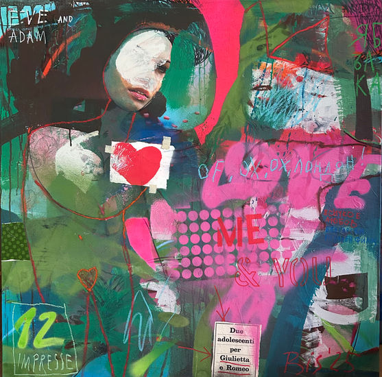 Eve & Adam Acrílico Lienzo Otros