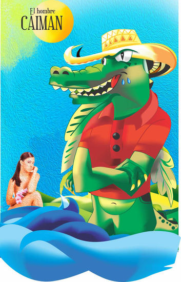 Hombre caiman 