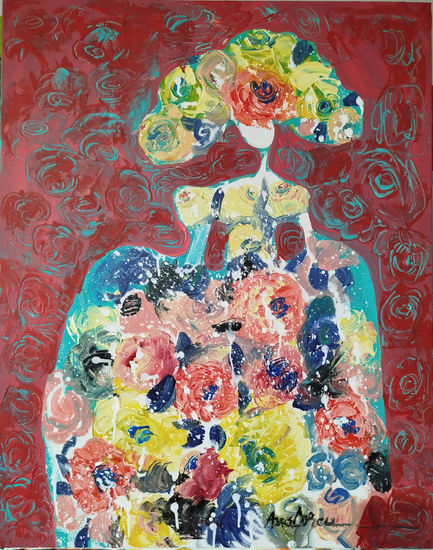Flor de mi Acrylic Canvas Others
