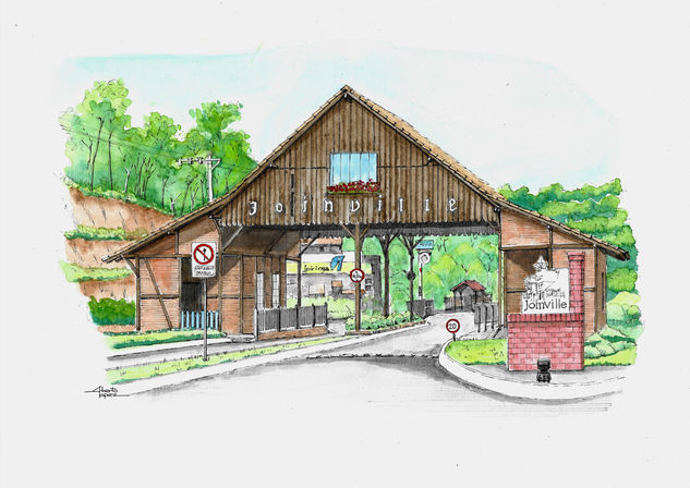 Joinville, Brasil Mixed Media