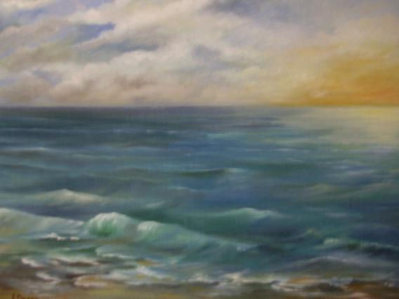 Marina Oil Canvas Marine Painting