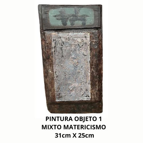PINTURA OBJETO 1 Mixed media Panel Others