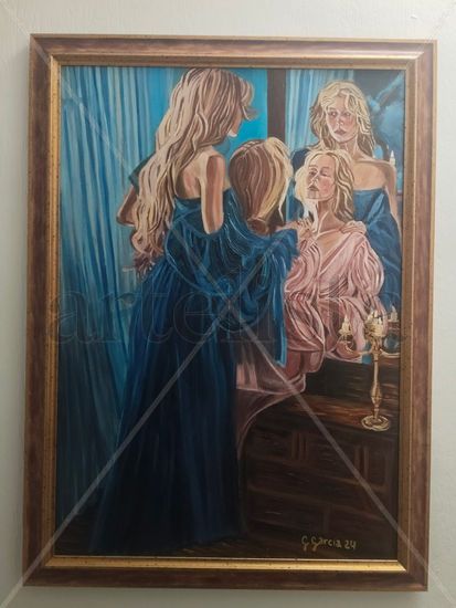 Miradas cómplices Óleo Lienzo Figura