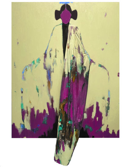 Post-Alienation Series Media Mixta Lienzo Figura