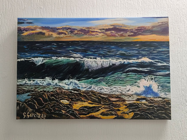 Marina Óleo Lienzo Marina