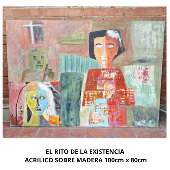 EL RITO  DE LA EXISTENCIA Acrílico Tabla Otros