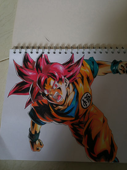 Goku SSJ GOD Pencil
