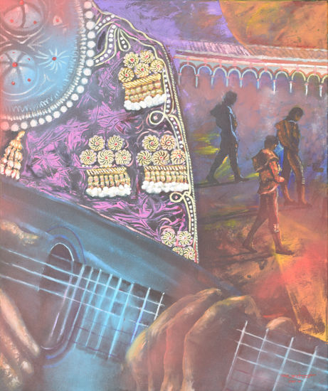 Compas de cuerdas Media Mixta Lienzo Otros