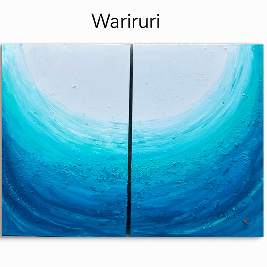 Wariruri Acrílico Lienzo Marina