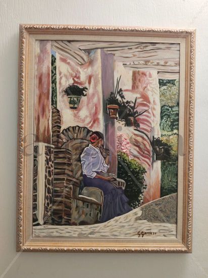 Alpujarra II (Colores) Óleo Lienzo Figura