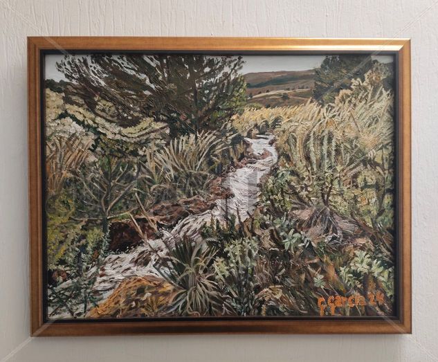 Alpujarra III (Almegijar) Óleo Lienzo Paisaje