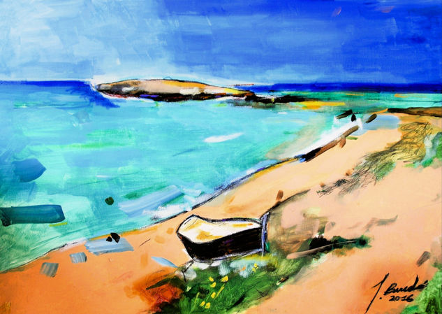 Cala de Binigaus. Oil Canvas Landscaping