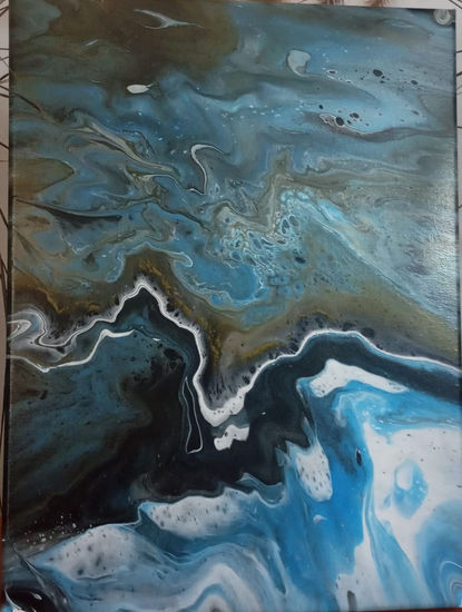 cuadro de abstracto Acrylic Canvas Landscaping