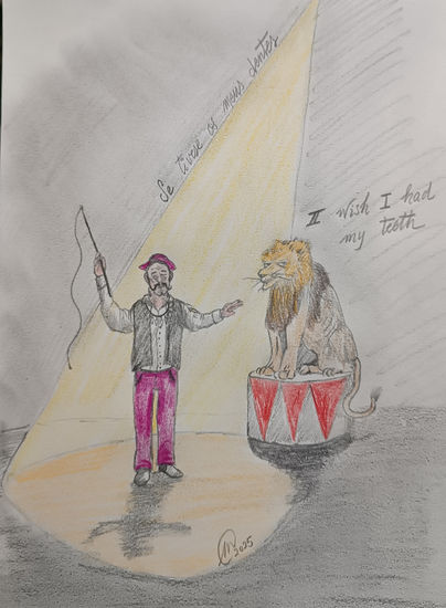 Ojalá tuviese mis dientes Lápiz