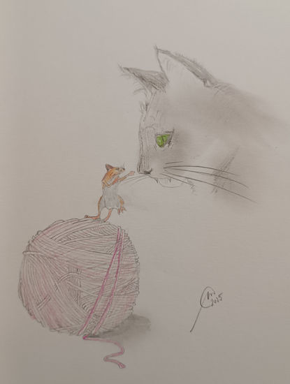 Ratón boxeador Pencil