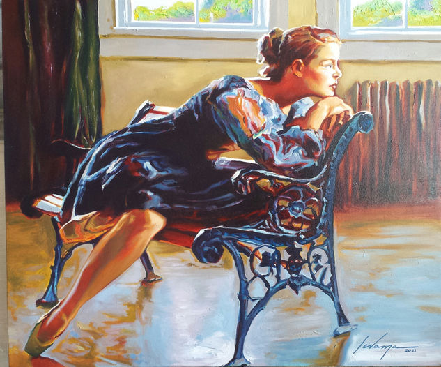 Bailarina Óleo Lienzo Figura