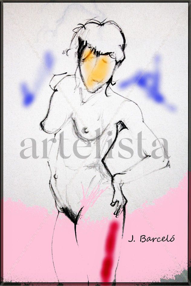 Mujer en rosa