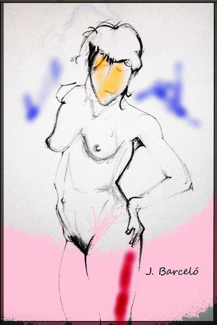 Mujer en rosa
