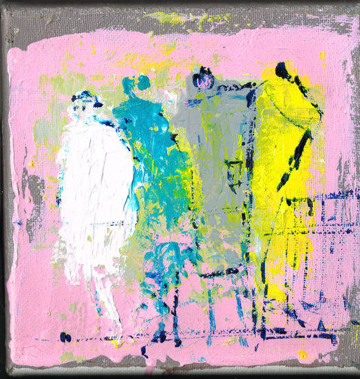 París Acrílico Tela Figura