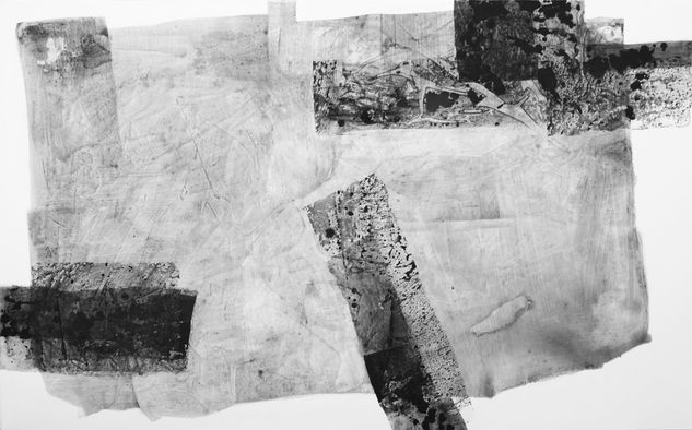 Cartografías del Silencio: 38 Km² Mixed media Canvas Others