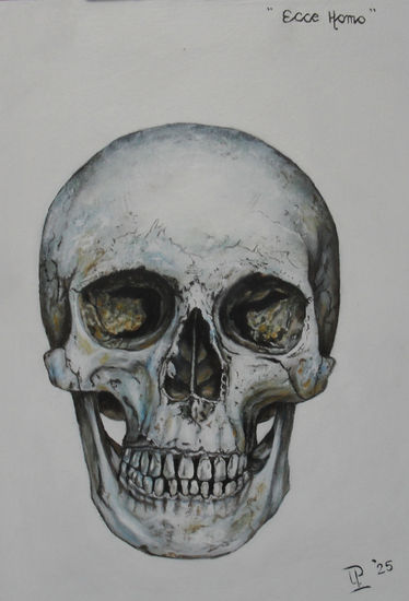 Ecce Homo   ( Friedrich Nietzsche book ) Oil Panel Portrait