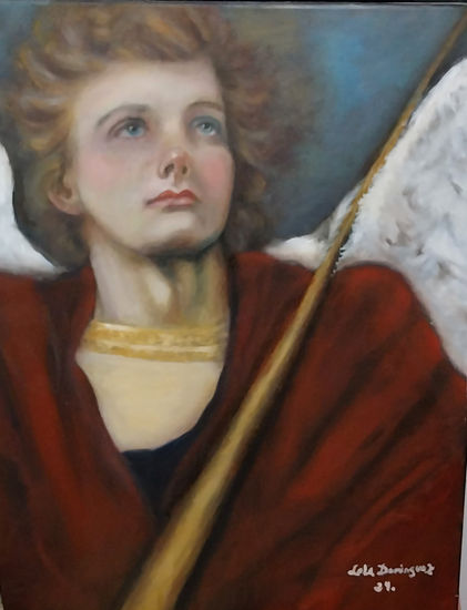 Ángel Oil Canvas Figure Painting