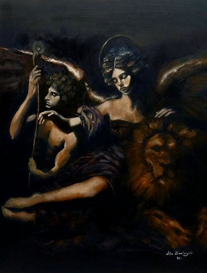 The Force VIII Oil Canvas Figure Painting