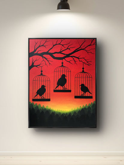 INTERGENERATIONAL TRANSMISSION Acrylic Canvas Animals