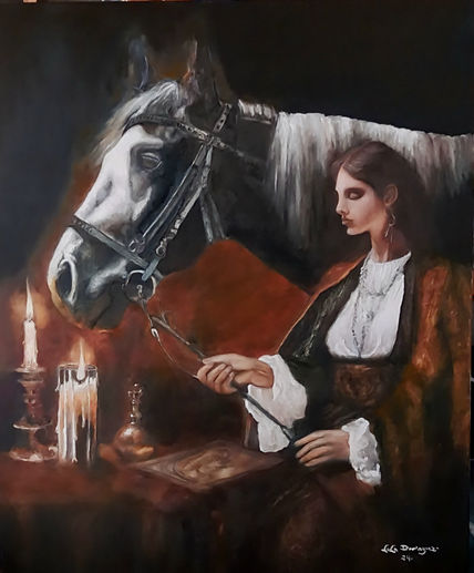 Woman and Horse