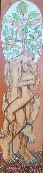 " El árbol de nuestras vidas" Acrílico Tabla Otros