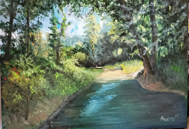 La laguna Oil Canvas Landscaping