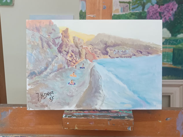 El Portú (Cartagena) Acrílico Tabla Marina