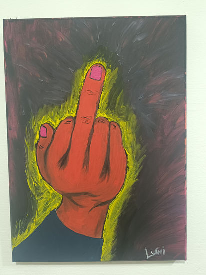 Bendita peineta Acrílico Lienzo Otros